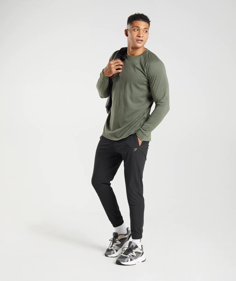 Men's Gymshark Studio Jogger Black | CA 01NA78